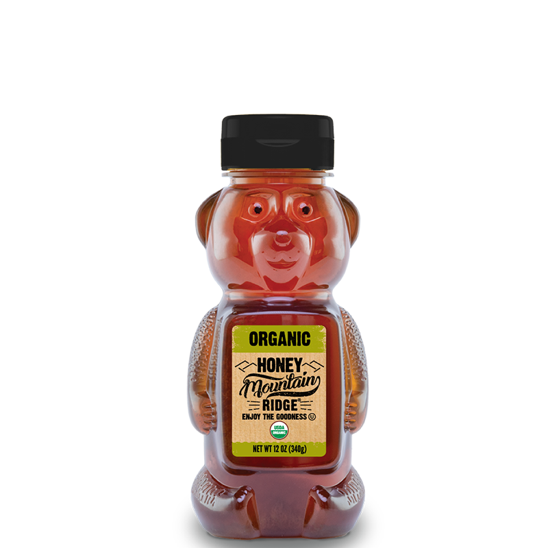 Mountain Ridge Organic Honey - 12oz Bear