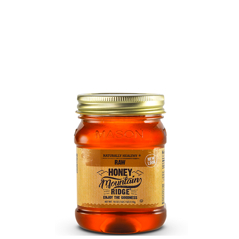 Mountain Ridge Raw Honey - 18oz