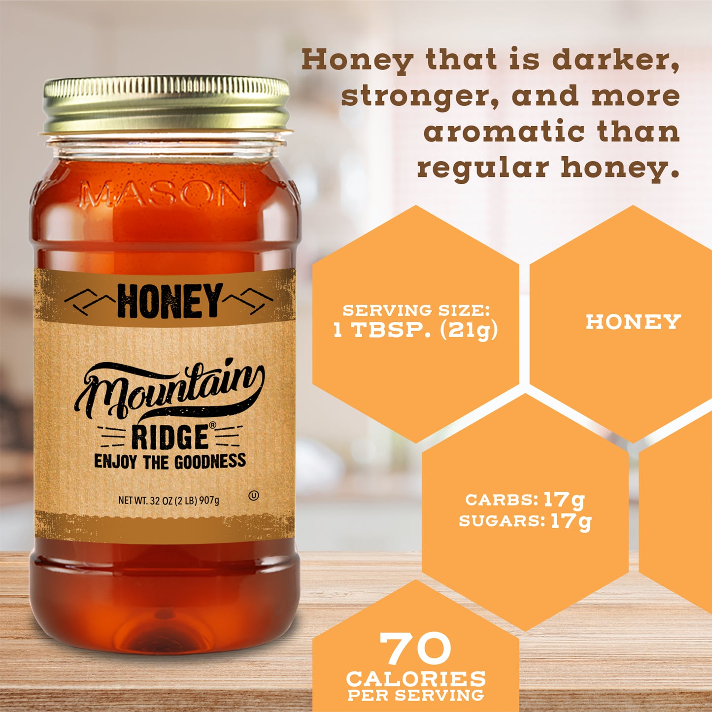 Mountain Ridge Honey - 32oz