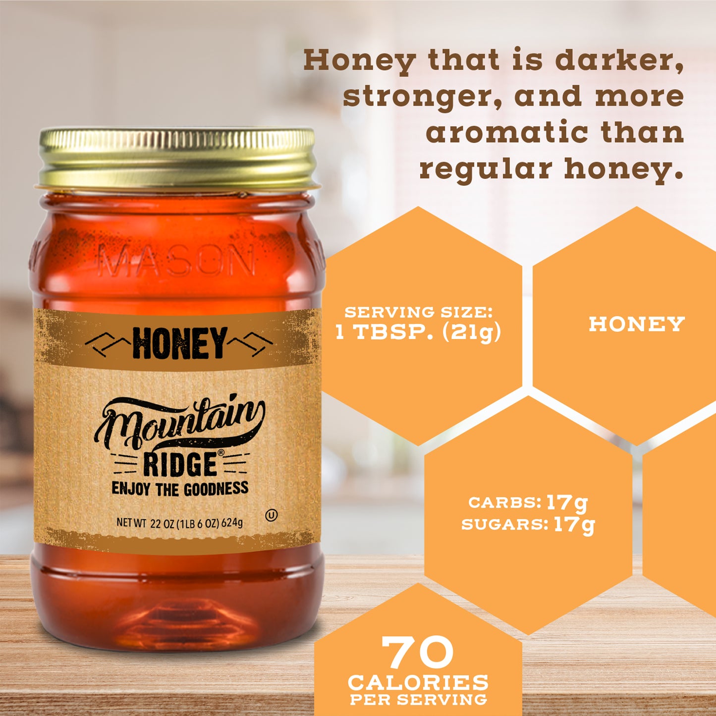 Mountain Ridge Honey - 22oz