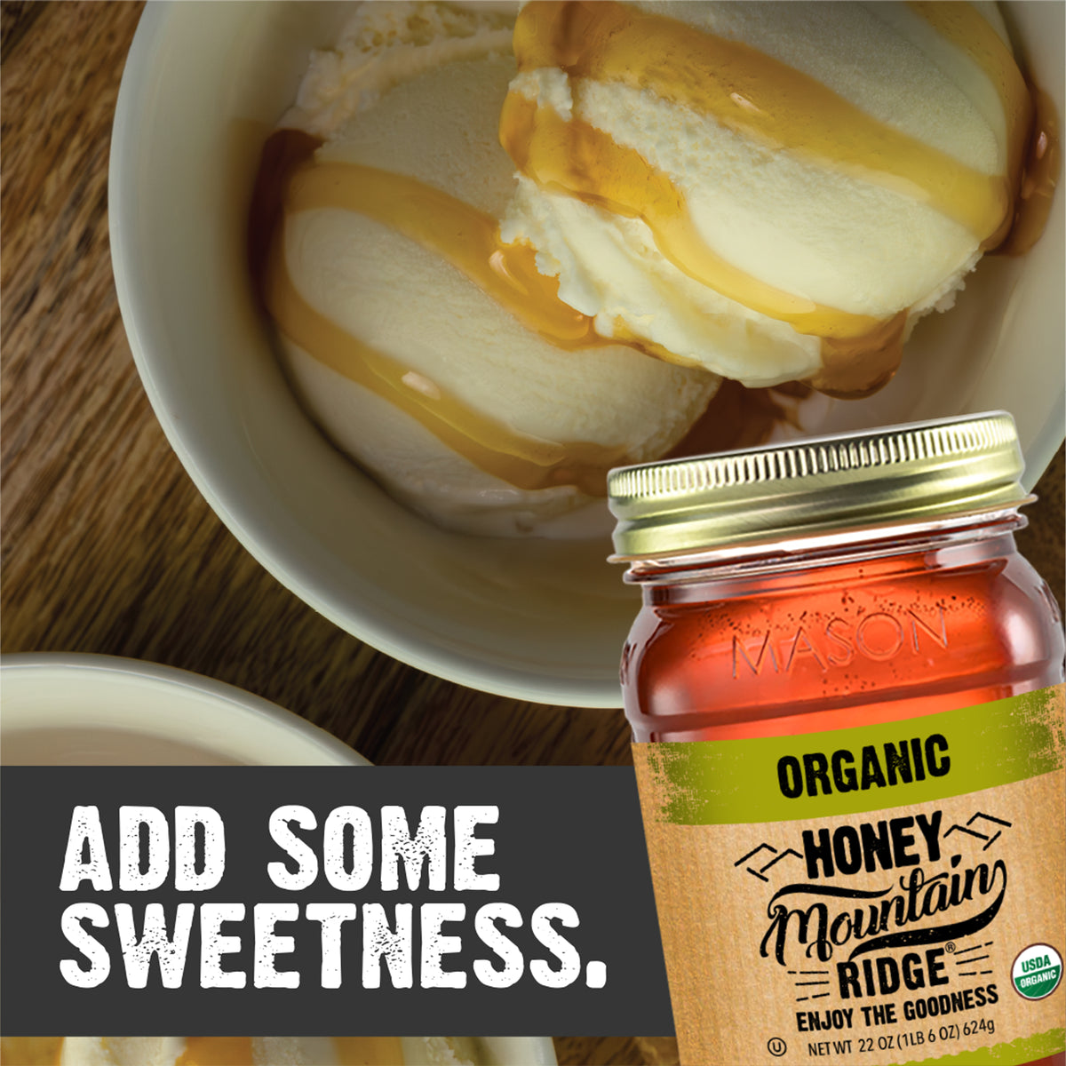 Mountain Ridge Organic Honey - 22oz