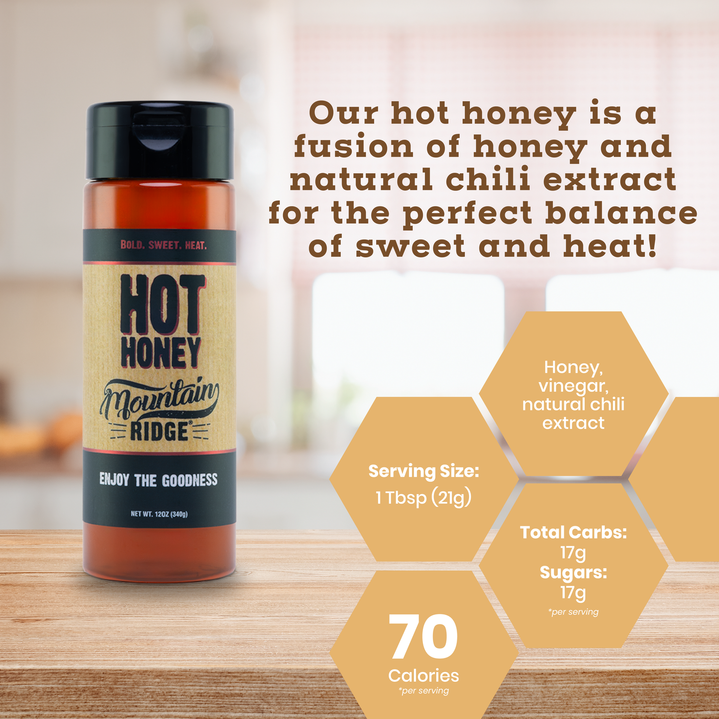 Mountain Ridge Hot Honey - 12oz